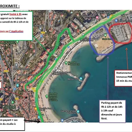 Avec Coin Nuit - Vieille Climatise * Menton